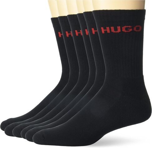 HUGO Men's Six Pack Quarter Length Socks in Saudi Arabia
