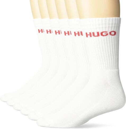 HUGO Men's Six Pack Quarter Length Socks in Saudi Arabia