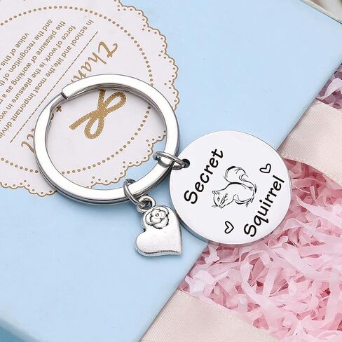 Squirrel Lover Jewelry Animal Gift Squirrel Owner Jewelry Animal Keychain Best Friend Gift in Kuwait