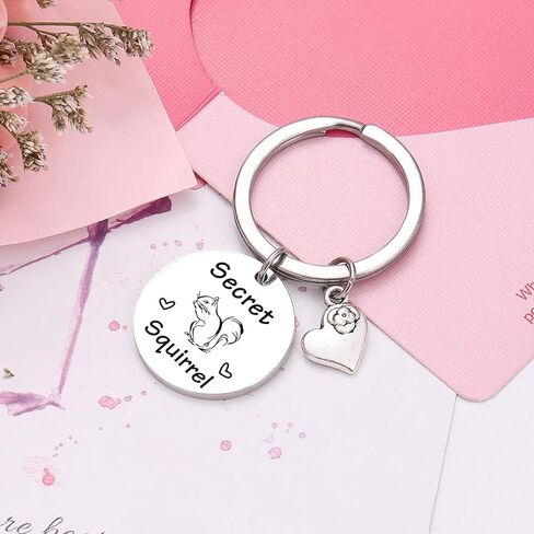Squirrel Lover Jewelry Animal Gift Squirrel Owner Jewelry Animal Keychain Best Friend Gift in Kuwait
