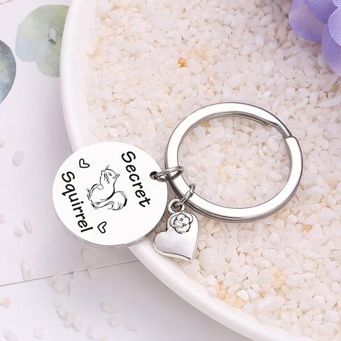 Squirrel Lover Jewelry Animal Gift Squirrel Owner Jewelry Animal Keychain Best Friend Gift in Kuwait