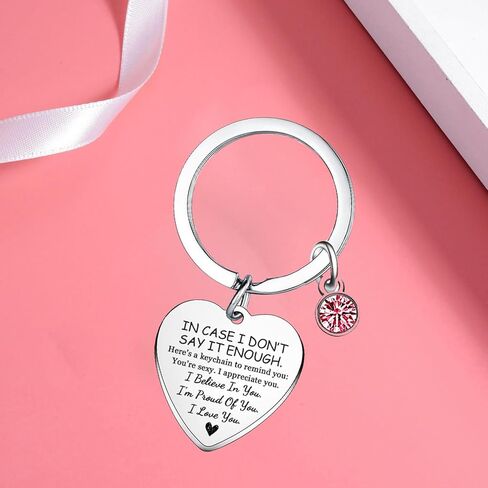 Nzztont I Love You Keychain Gift for Valentine's Day Girlfriend Gifts from Boyfriend Romantic Gifts for Wife Girlfriend Valentines Present for Women Couple Gift in Kuwait