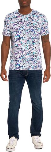 Robert Graham Men's Graffiti Art Short-Sleeve Knit Graphic Tshirt in Saudi Arabia