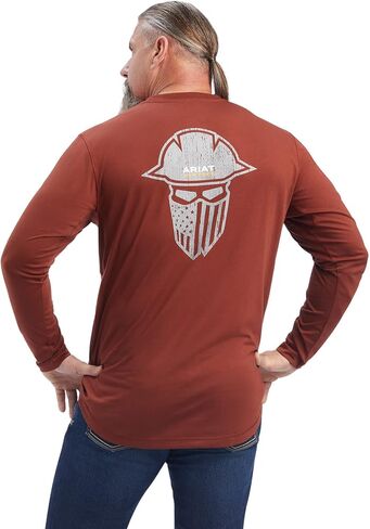 ARIAT mens Rebar Workman Full Coverage T-shirt Shirt in Saudi Arabia