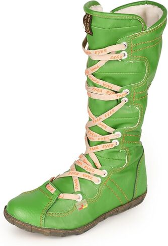 TMA EYES Women’s Snow Boots Calf Boots for Ladies with Faux Fur lining Lace up and side Zipper in Saudi Arabia