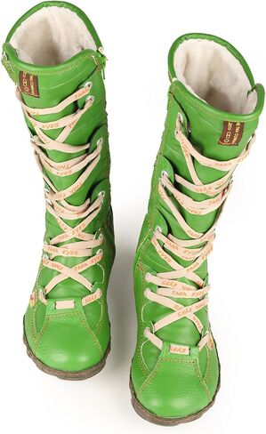 TMA EYES Women’s Snow Boots Calf Boots for Ladies with Faux Fur lining Lace up and side Zipper in Saudi Arabia