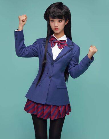 Komi Can't Communicate Women's Shoko Komi JK Skirt Set School Uniform Cosplay Costume in Saudi Arabia