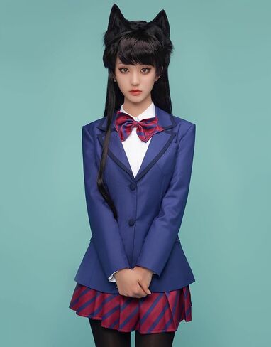 Komi Can't Communicate Women's Shoko Komi JK Skirt Set School Uniform Cosplay Costume in Saudi Arabia