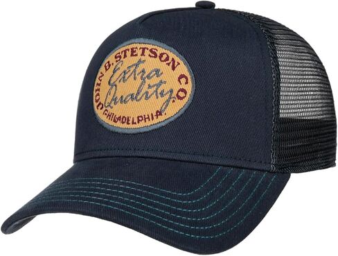 قبعة سائق الشاحنة Stetson Vintage المصقولة من نسيج التويل للنساء/الرجال - in Saudi Arabia