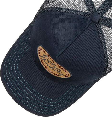 قبعة سائق الشاحنة Stetson Vintage المصقولة من نسيج التويل للنساء/الرجال - in Saudi Arabia