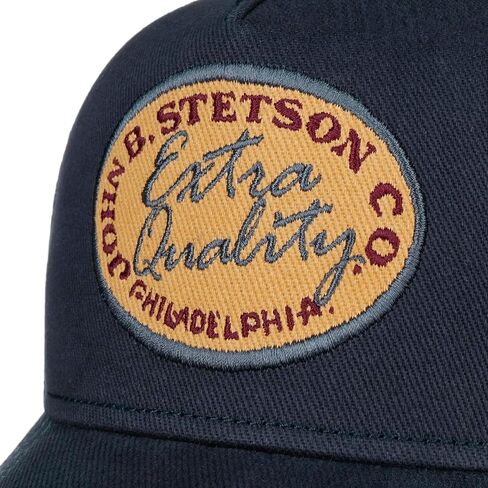 قبعة سائق الشاحنة Stetson Vintage المصقولة من نسيج التويل للنساء/الرجال - in Saudi Arabia