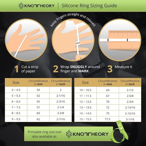 حلقات سيليكون ذات لونين من Knot Theory - راحة مسامية تناسب عرض النطاق الترددي 6 مم in Saudi Arabia