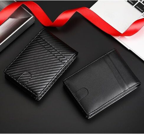 AirTag Wallet Men, Wallet for Men with Airtag Holder, Genuine Leather Credit Card Wallet, Bifold Slim Wallet for Air Tag GPS Tracker in Saudi Arabia