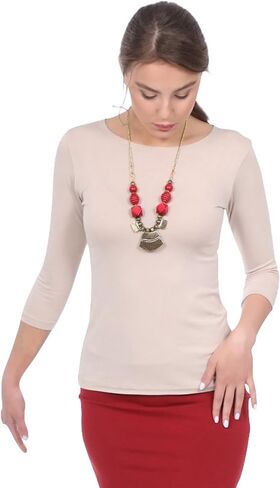 قمصان كوشير كاجوال برقبة عالية 3/4 كم بطبقات رفيعة وغطاء علوي in Kuwait