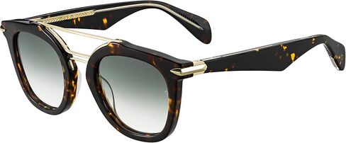 rag & bone Square Sunglasses RNB1005S 0869K Havana/Gold 50mm 1005 in Saudi Arabia