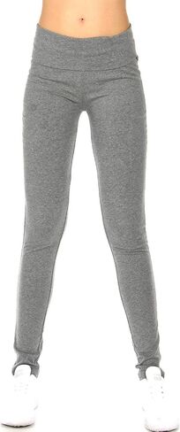 Yoga Leggings Capri with Fold Over Solid Waistband in Saudi Arabia