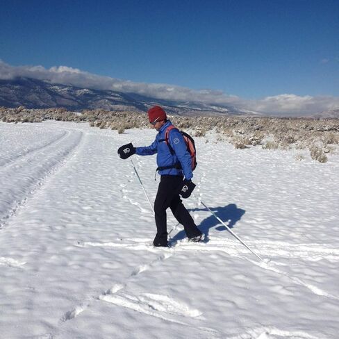 X Country Snowshoeing in Kuwait