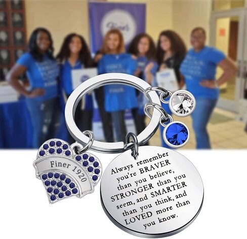 WSNANG Finer Women Keychain Greek Sorority Gift in Saudi Arabia