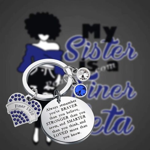 WSNANG Finer Women Keychain Greek Sorority Gift in Saudi Arabia