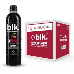 Dirty Lemonade Functional blk. Water Infused with Fulvic Minerals, Essential Amino Acids, Organically Complex Trace Minerals, Alkaline, 1 Liter (Pack of 12)