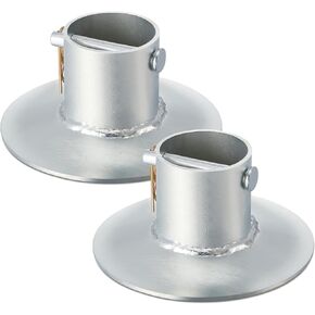 2 Pcs Trailer Jack Foot Plate 5.44" Diameter Trailer Tongue Jack Foot Pad Fits 2" Round Tube Leg Utility Trailer Accessories for Boat Hitch Camper Rv Automotive Compatible with Lippert 165253