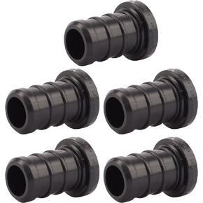 SharkBite 3/4 Inch Poly Crimp Plug, Pack of 25, PEX Pipe, PE-RT, UP518