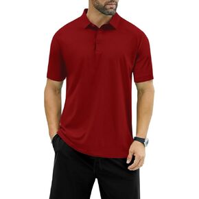 Men's Golf Polo Shirts Short Sleeve Slim Fit Shirts Men Dry Fit Shirts Casual Stylish Clothes