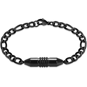 Cremation Jewelry Urn Bracelet for Ashes - Cylinder Urn Bangles for Human Ashes - Stainless Steel Memorial Ashes Keepsake Jewelry for Men Women