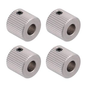 Longer Lk5 Pro Longer Lk5 Pro 3D Printer Parts & Accessories 40 Teeth Drive Gear Extruder Pulley Extruder Wheel Gear, 4pcs Bore Stainless Steel Drive Gear for 3D Printer Longer Lk5 Pro Cr-10
