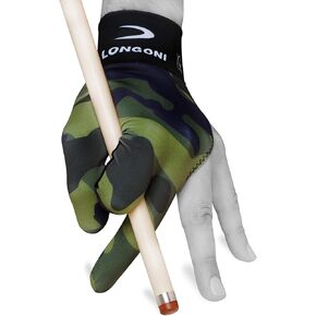LONGONI Billiard POOL CUE GLOVE Fancy Military 1 for Left hand