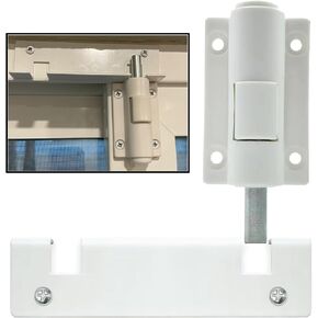 Sliding Door Security Foot Lock Kick Lock, Sliding Patio Door Lock for Secondary Childproof Additional Security, Top and Bottom Fits for Most Glass Sliding Doors and Windows,1 Pcs