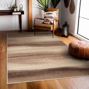 سجادة منطقة الصوف من GoDear Design مقاس 4 × 6 بوصات، مزيج من الصوف النيوزيلندي الفاخر، خصلة دائرية، ارتفاع كومة متوسط، مثالية للمناطق ذات الحركة المرورية العالية، غرفة المعيشة وغرفة النوم، آمنة للحيوانات الأليفة والأطفال، الرمال السائلة