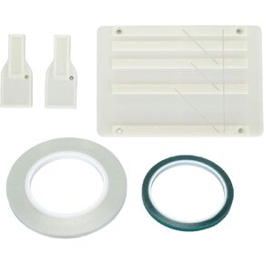 Tomotato 1/4 10 in Tape Splicing Set Professional 1 Inch 1/2 Inch 1/4 Inch 1/8 Inch Open Reel to Reel Tape Splicing Set Cassette Tape Repair Kit
