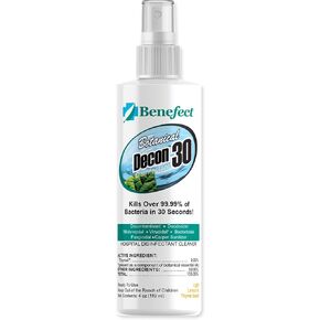 Benefect Botanical Decon 30 Disinfectant Cleaner - All Natural Formula for Effective Cleaning Power - Ideal for Restoration Jobs & Water Damage - 20476 - 1 Gallon