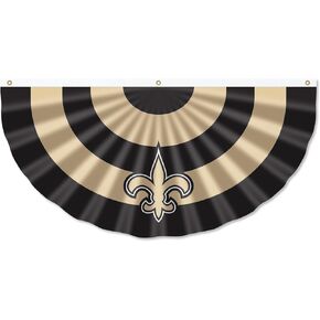WinCraft New Orleans Saints Bunting Pleated Fan Banners