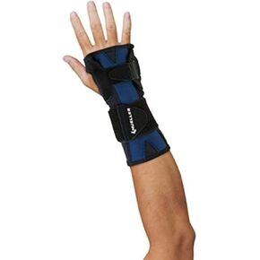 MUELLER Adjustable X-Stay Wrist Stabilizer with Splint, For Men and Women, Carpal Tunnel & De Quervains Tenosynovitis Pain Relief, Black