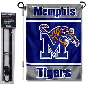 College Flags & Banners Co. Memphis Tigers Garden Flag with Stand Holder