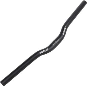 SATORI PRODIGY Kids Bike Bicycle Aluminium Alloy Swept Back Flat Handlebar 25.4x500mm - Rise 15mm - Sweep 9 Degree