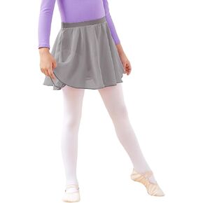 Chiffon Toddler Girls Ballet Skirts Pull on Elastic Dance Wear for Training, Performance