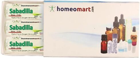 Sabadilla Homeopathy Pellets (Pills) in 200C Potency, Pack of 3 in Saudi Arabia