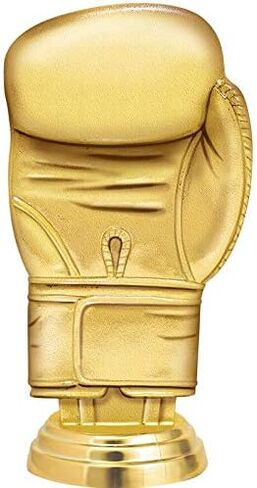 Crown Awards Boxing Trophy, 6" Boxing Glove Trophy On White Luxury Trophy Base in Saudi Arabia