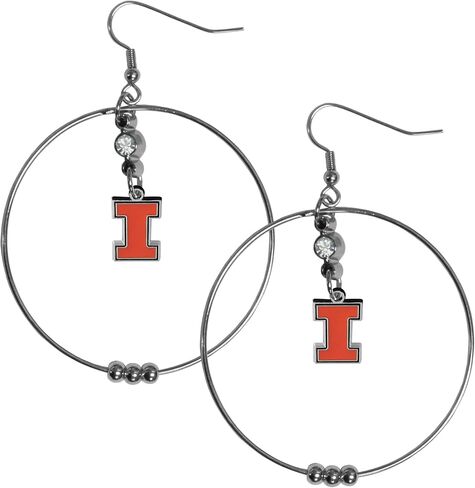 Siskiyou NCAA unisex-adult 2 Inch Hoop Earrings in Saudi Arabia