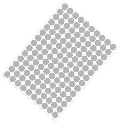 ملصقات غطاء فتحة المسمار METALLIXITY (قطر 18 مم) 280 قطعة في 4 ورقات، غطاء إغلاق رف PVC مقاوم للماء - لأثاث خزانة الخزانة، أسود in Saudi Arabia