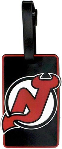 NHL New Jersey Devils Soft Bag Tag, Team Color, 7.5 in Saudi Arabia