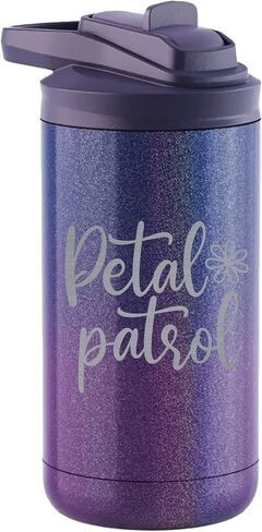 The Crafty Engineer Flower Girl or Ring Bearer Water Bottle - Insulated Water Bottle for Kids - The Perfect Ring Bearer or Ring Security Proposal Gift - 12 oz Kids Water Bottle - Black (Ring Security in Saudi Arabia