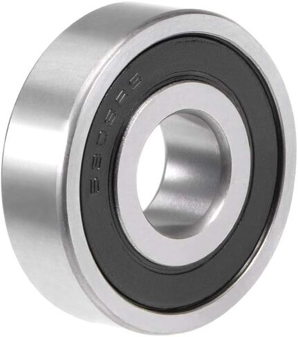 Uxcell 62/22-2RS محمل كروي ذو أخدود عميق 22x50x14mm محامل مزدوجة مختومة من الفولاذ الكروم in Kuwait