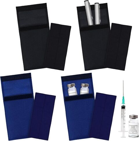 4 Pcs Insulin Cooling Wallet Insulin Pen Insulated Pouch Diabetic Supplies Travel Medicine Kit Keep Medicine Cool in Saudi Arabia