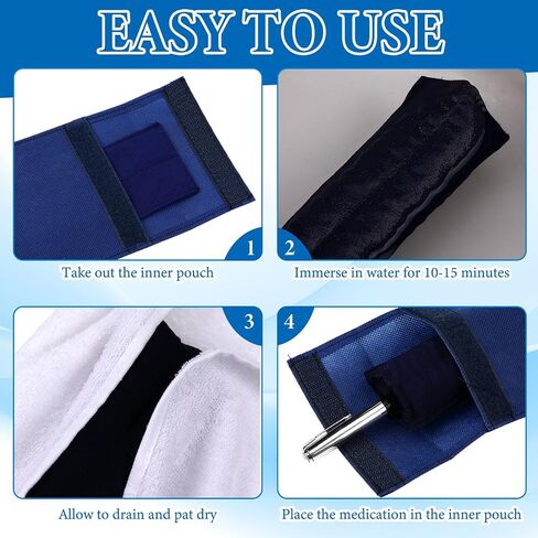 4 Pcs Insulin Cooling Wallet Insulin Pen Insulated Pouch Diabetic Supplies Travel Medicine Kit Keep Medicine Cool in Saudi Arabia