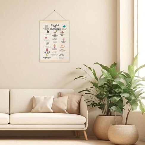 Ecezatik Zones of Regulation Poster Hanger Frame, Mental Health Wall Decor for Classroom Calm Down Corner School Counselor Office Therapy Office Decor, Mental Health Posters, 12x16 Inches in Saudi Arabia