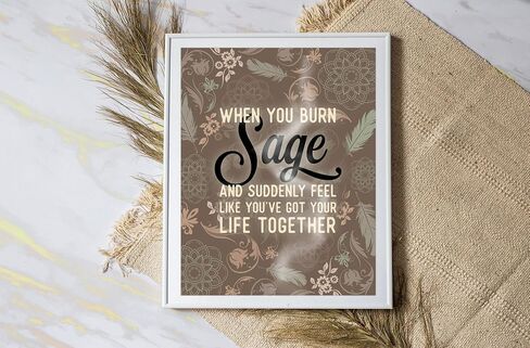 LiliWair Fun Spiritual Poster - 11x14 [Unframed] Humorous Posters for Home or Office, Inspirational, Motivational Wall Art - Perfect Poster Gifts for Any Yoga Practice Space, Meditation, Motivational, Funny Print Decor in Saudi Arabia
